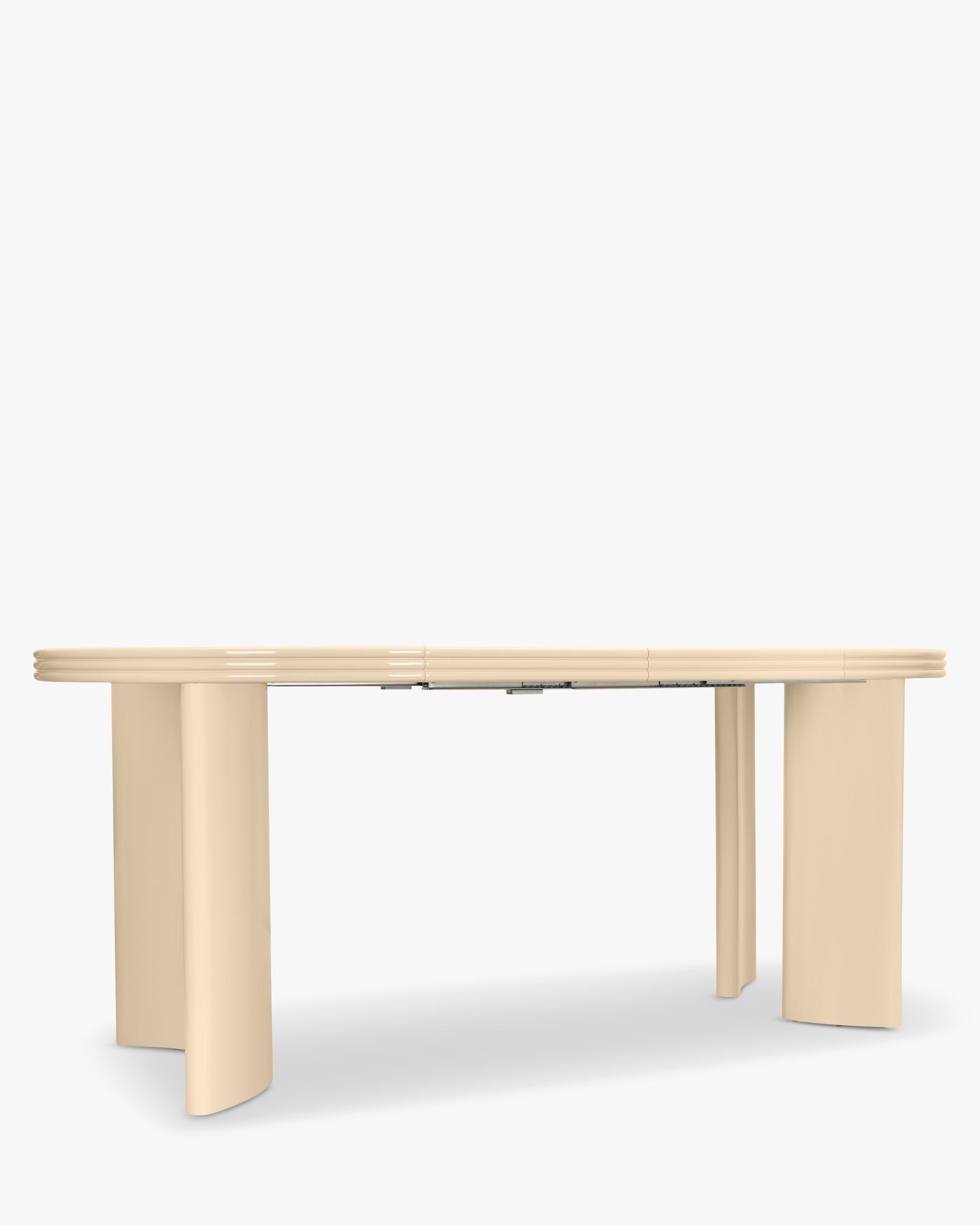 Table à manger extensible Mira en bois - Beige
