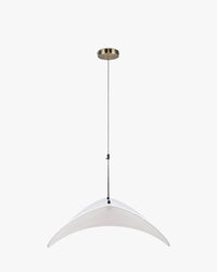 Suspension Fukui satinée ajustable - Blanc satiné