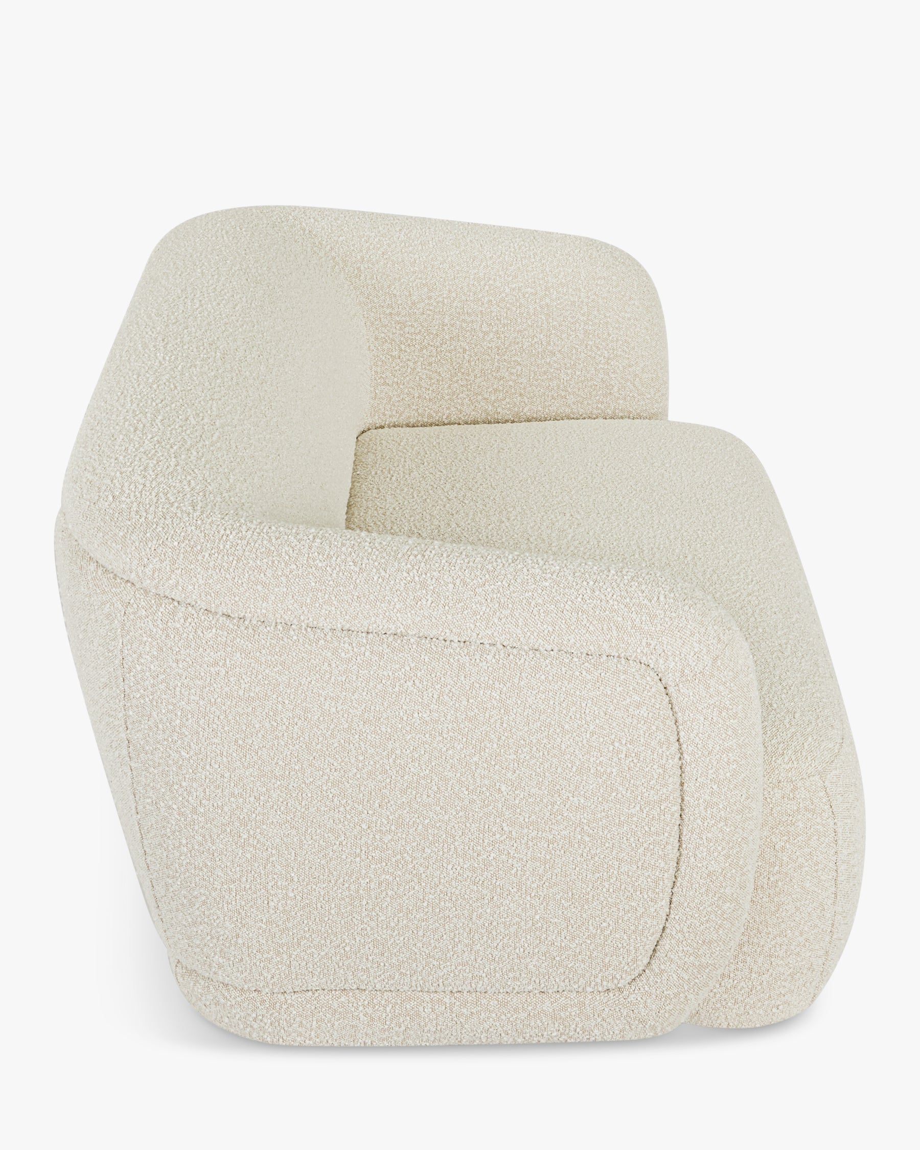 Volta 2-seater sofa - Oatmeal white