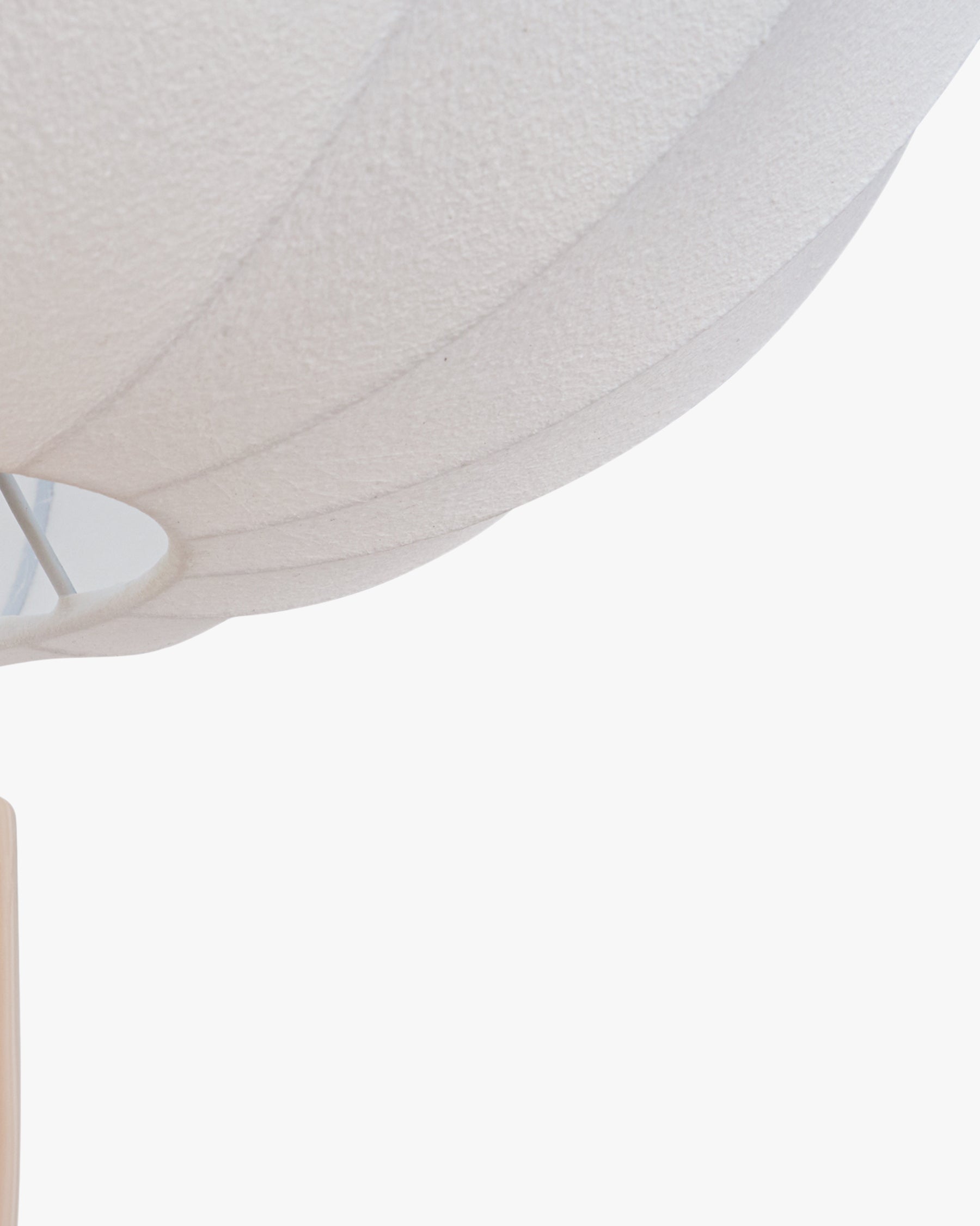 Lampadaire Honiri en fibre de verre - Blanc satiné