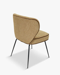 Chaise Wayne en tweed - Tweed marron