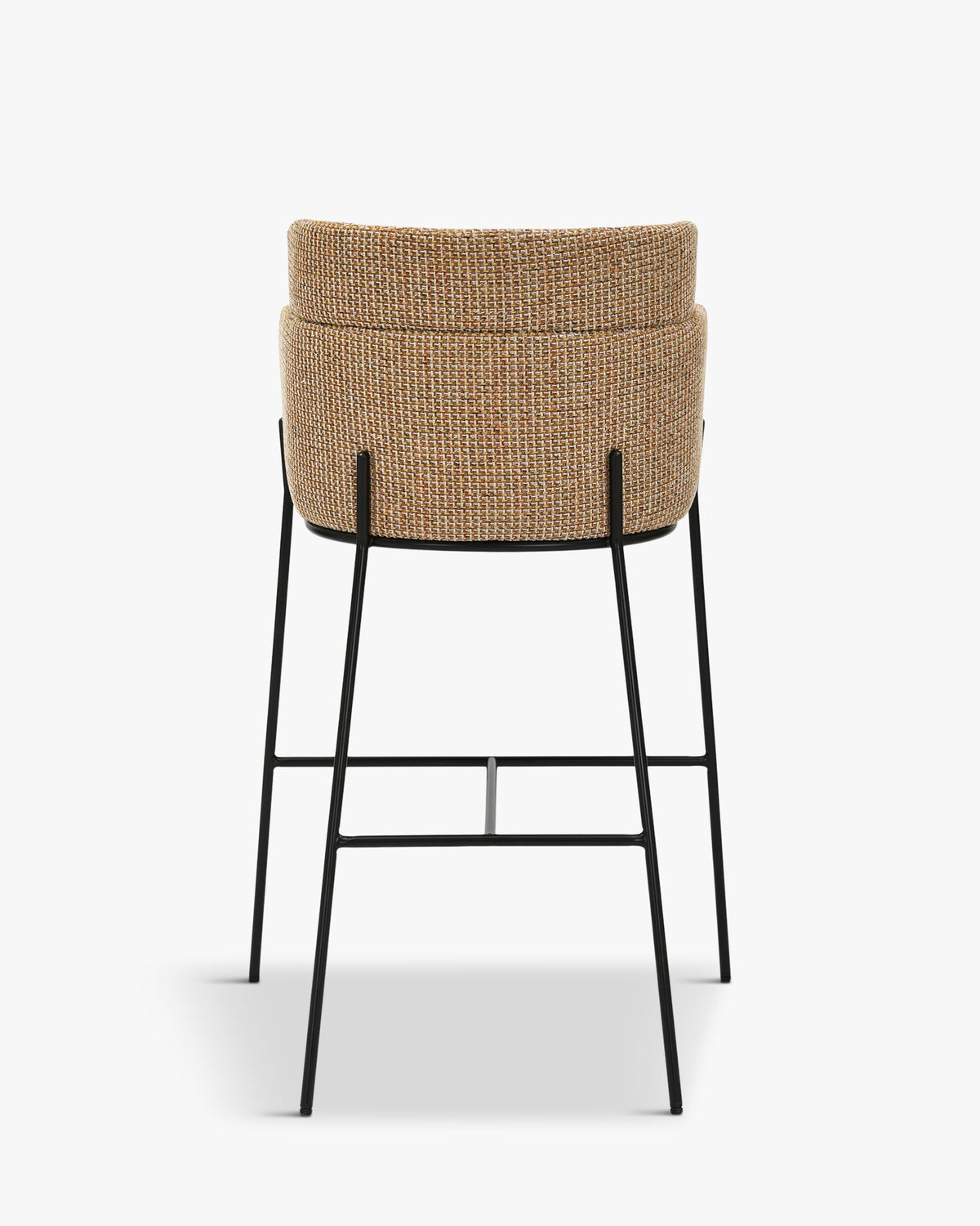 Tabouret de bar Baron - Tweed jaune Miami