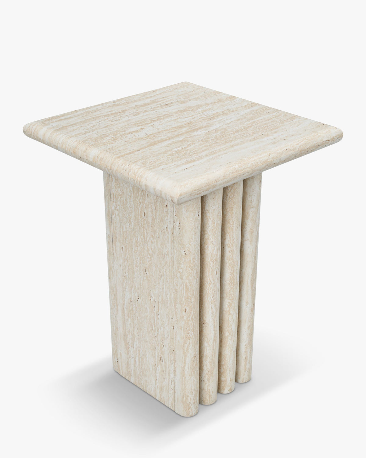 Table d'appoint Artemis - Effet Travertin