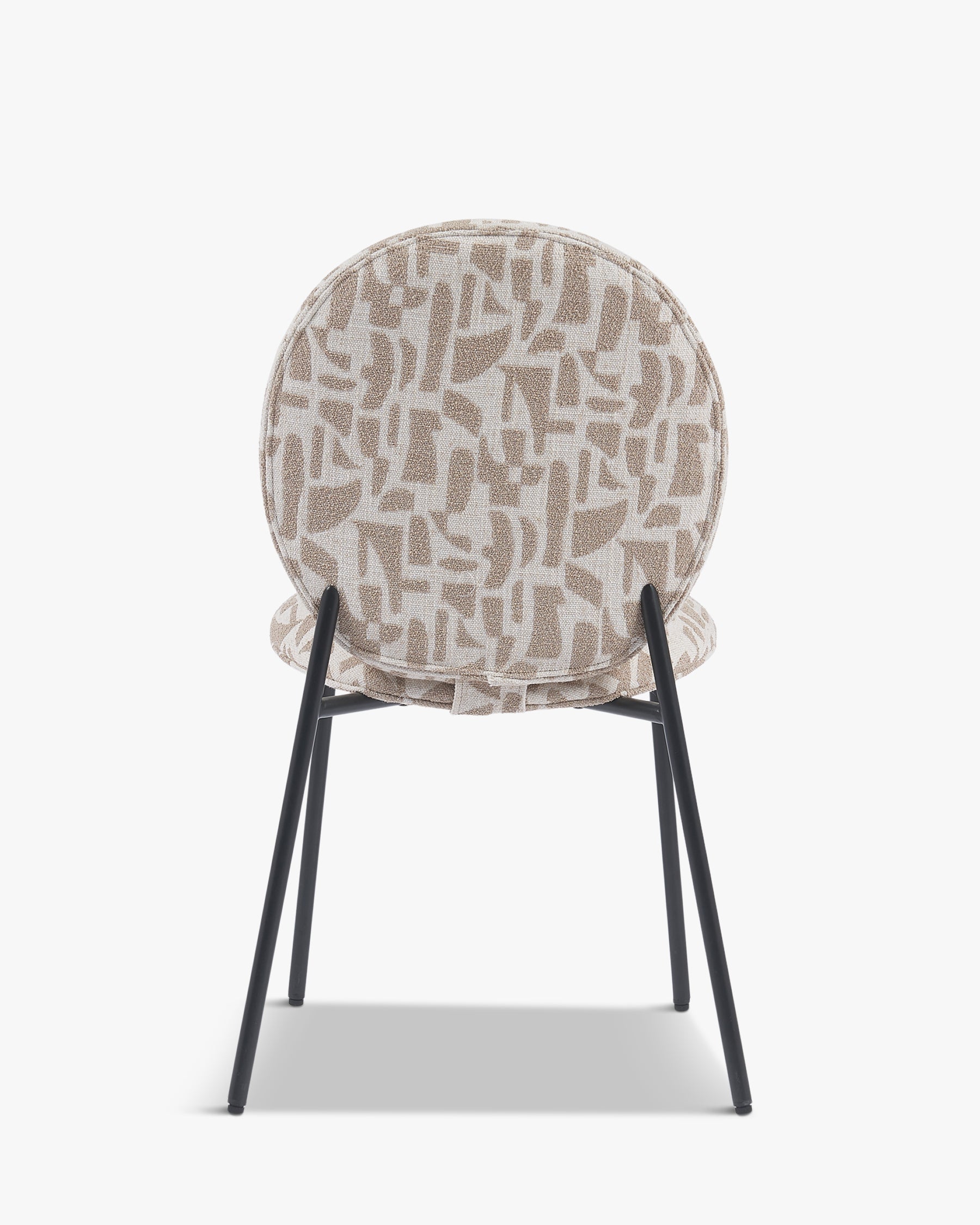 Chaise empilable Blaze - Beige géométrique