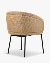 Chaise Volta en tweed - Tweed jaune Miami