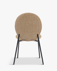 Chaise empilabl Blaze - Tweed Jaune Miami