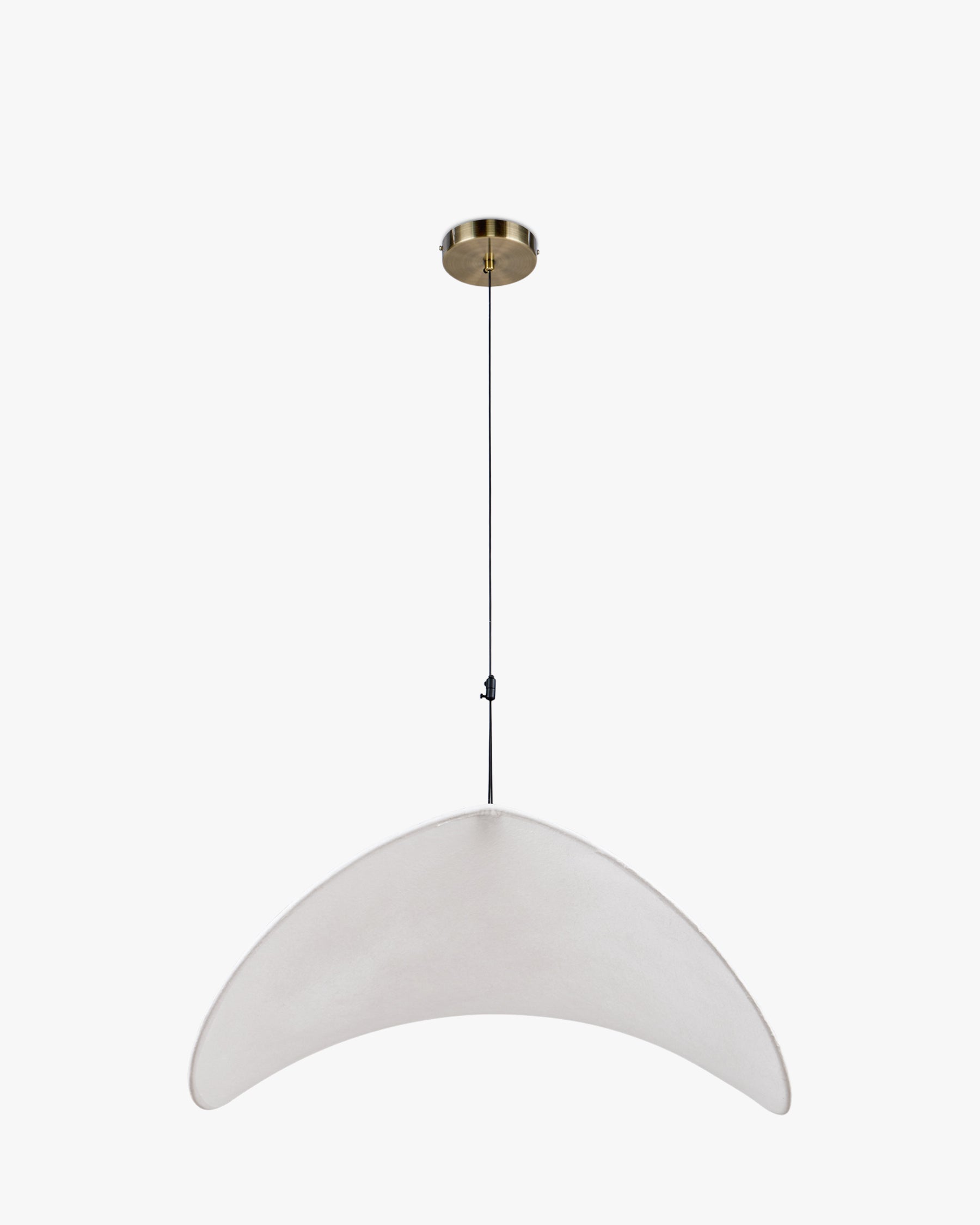 Suspension Fukui satinée ajustable - Blanc satiné