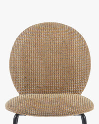 Chaise empilabl Blaze - Tweed Jaune Miami