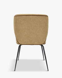 Chaise Wayne en tweed - Tweed marron