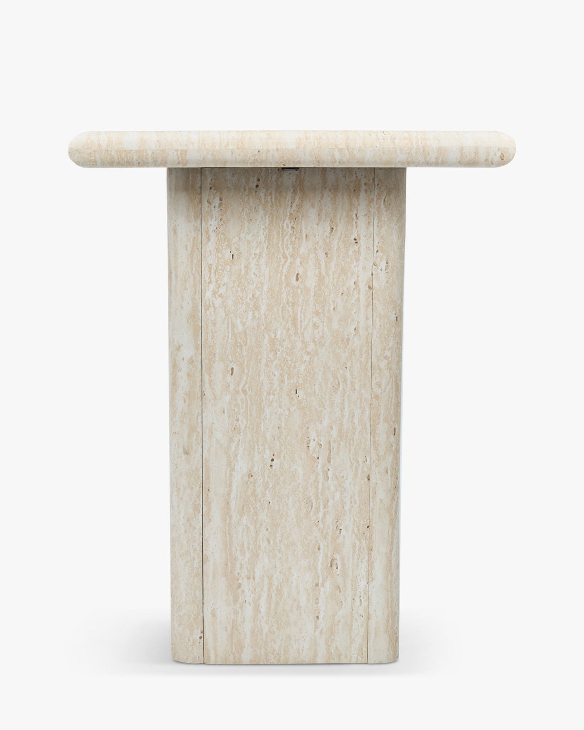 Table d'appoint Artemis - Effet Travertin