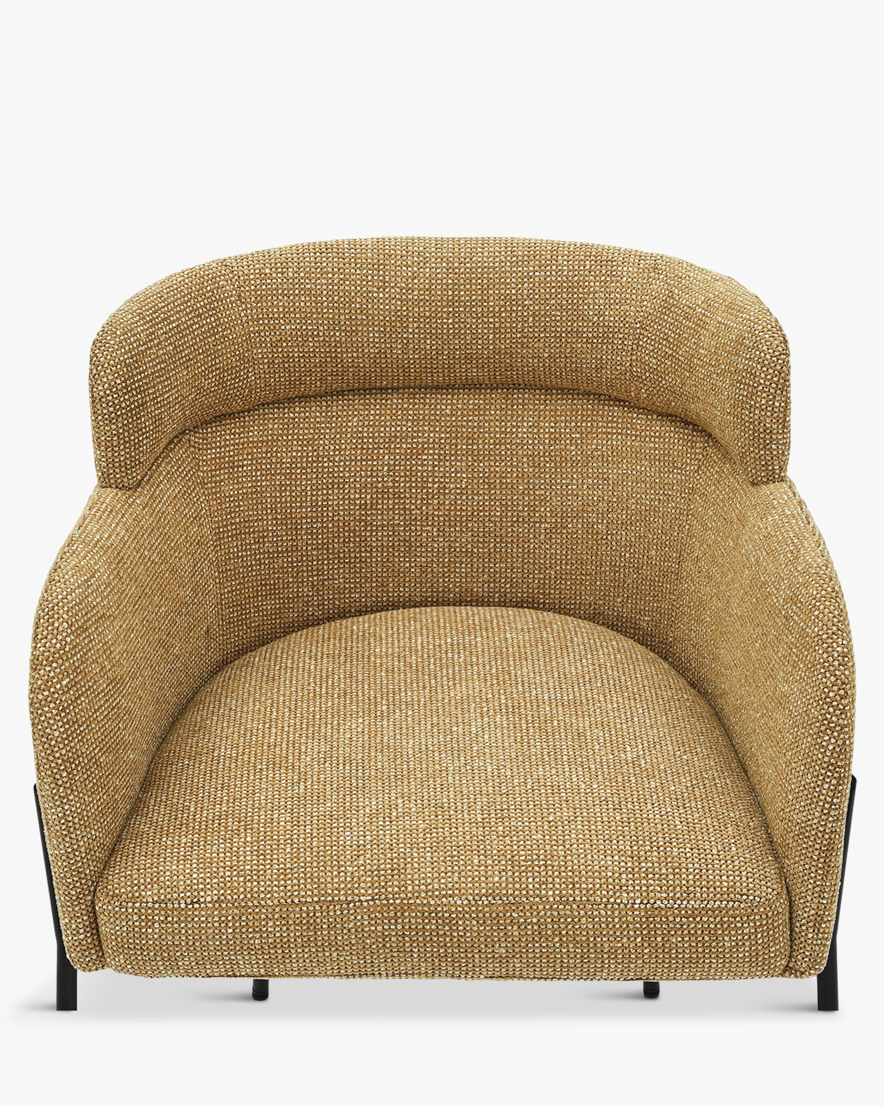 Chaise Baron en tweed - Tweed marron