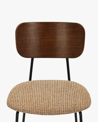 Tabouret de bar Eero - Tweed Jaune Miami