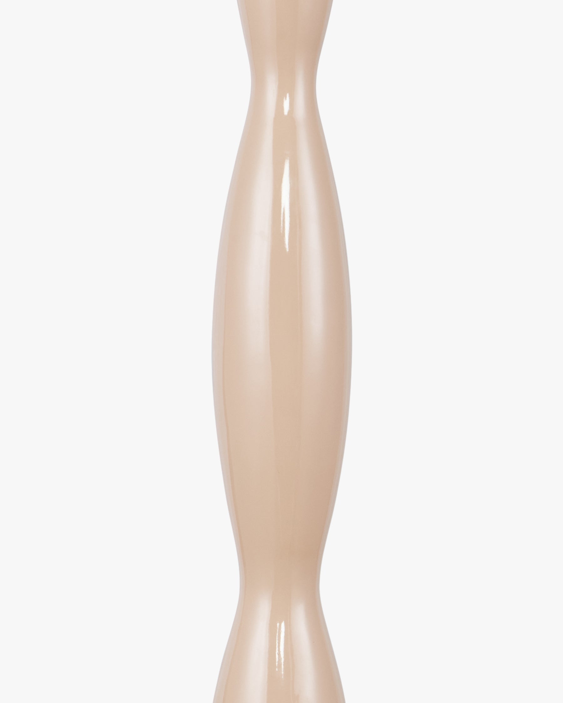 Lampadaire Honiri en fibre de verre - Blanc satiné