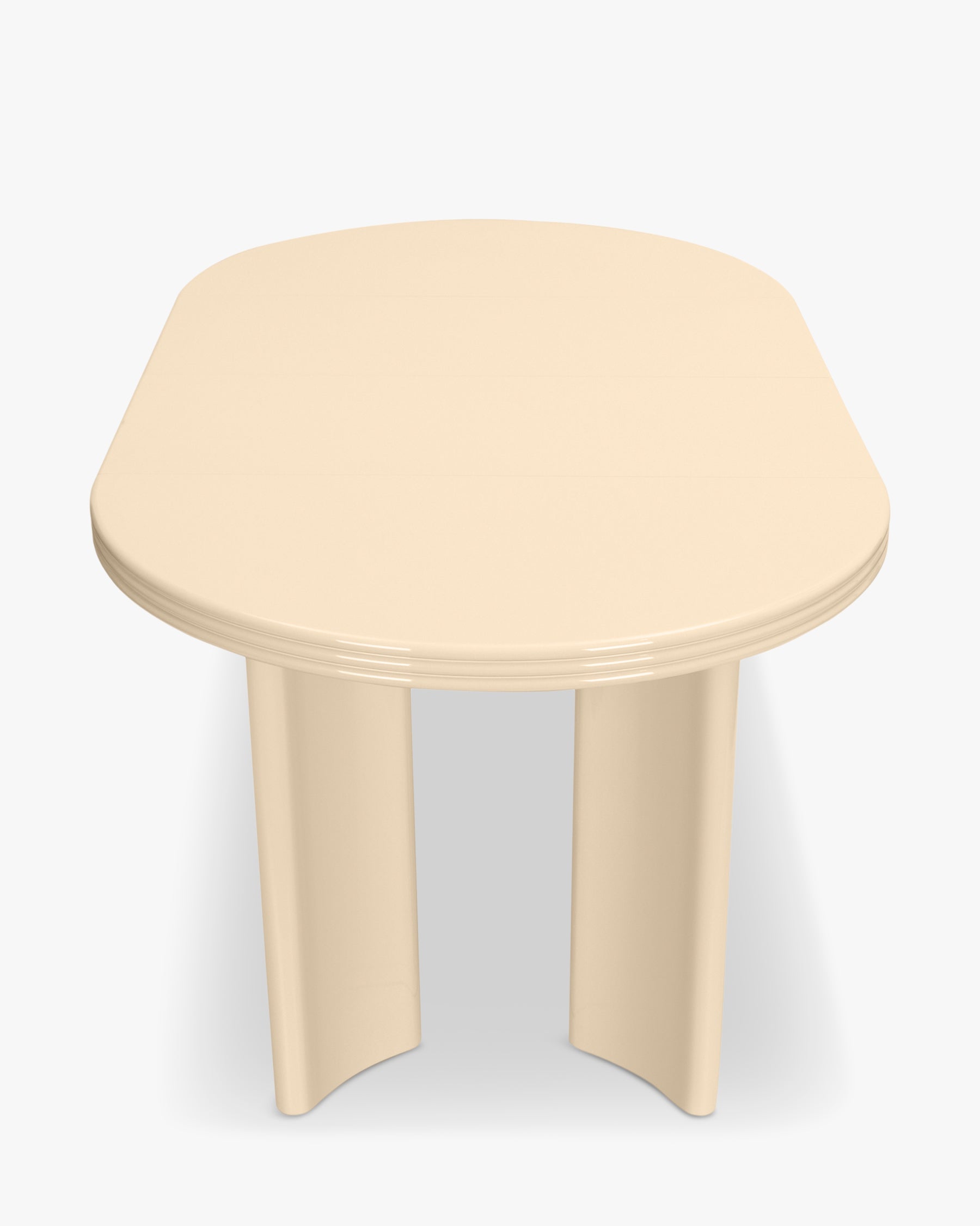 Table à manger extensible Mira en bois - Beige