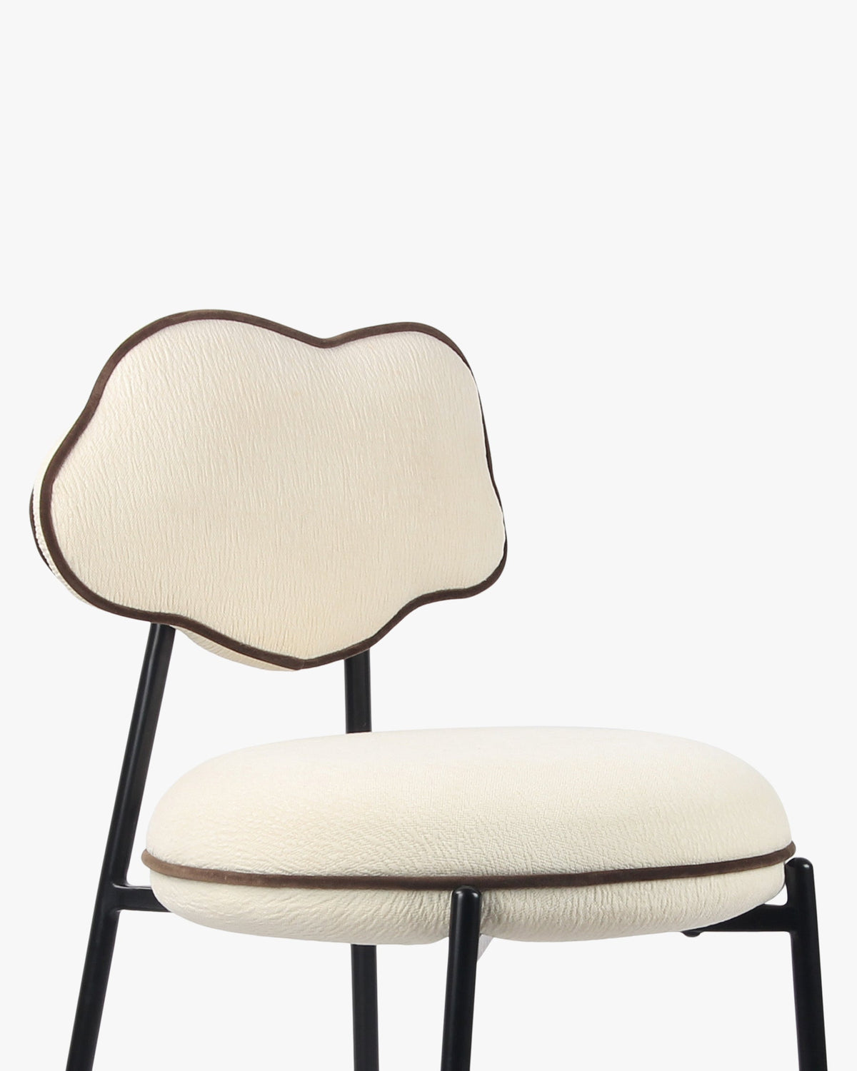 Tabouret de bar Arty texturé - Blanc écru