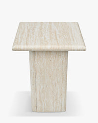Table d'appoint Artemis - Effet Travertin