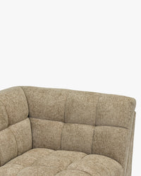 Fauteuil d'angle modulable Paul - Tweed taupe