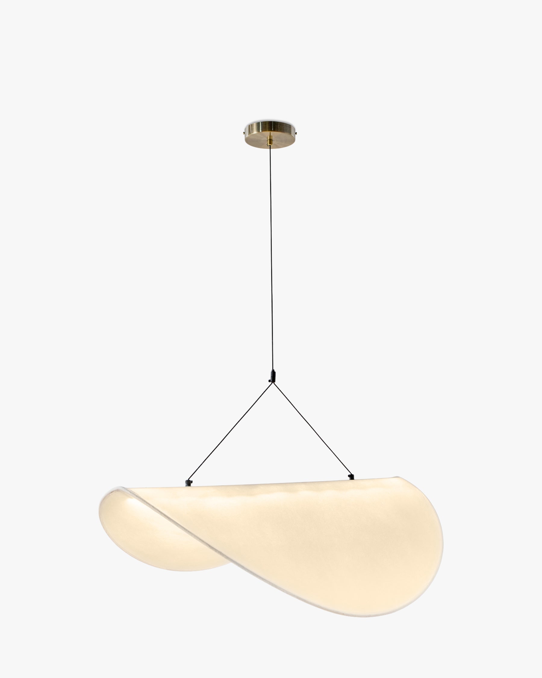 Suspension Fukui satinée ajustable - Blanc satiné