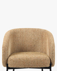 Chaise Volta en tweed - Tweed jaune Miami
