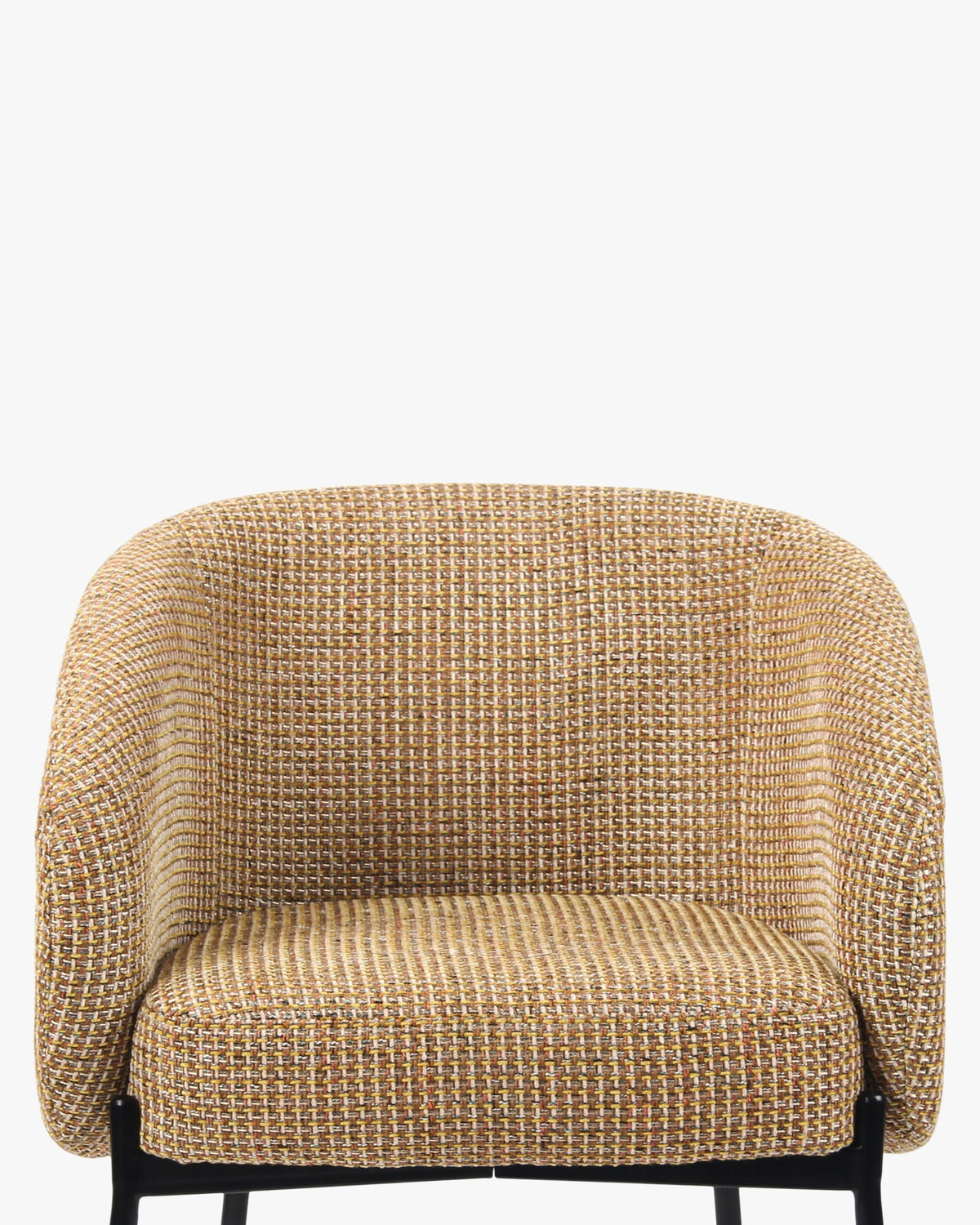 Chaise Volta en tweed - Tweed jaune Miami