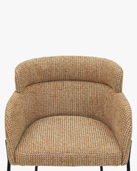 Tabouret de bar Baron - Tweed jaune Miami