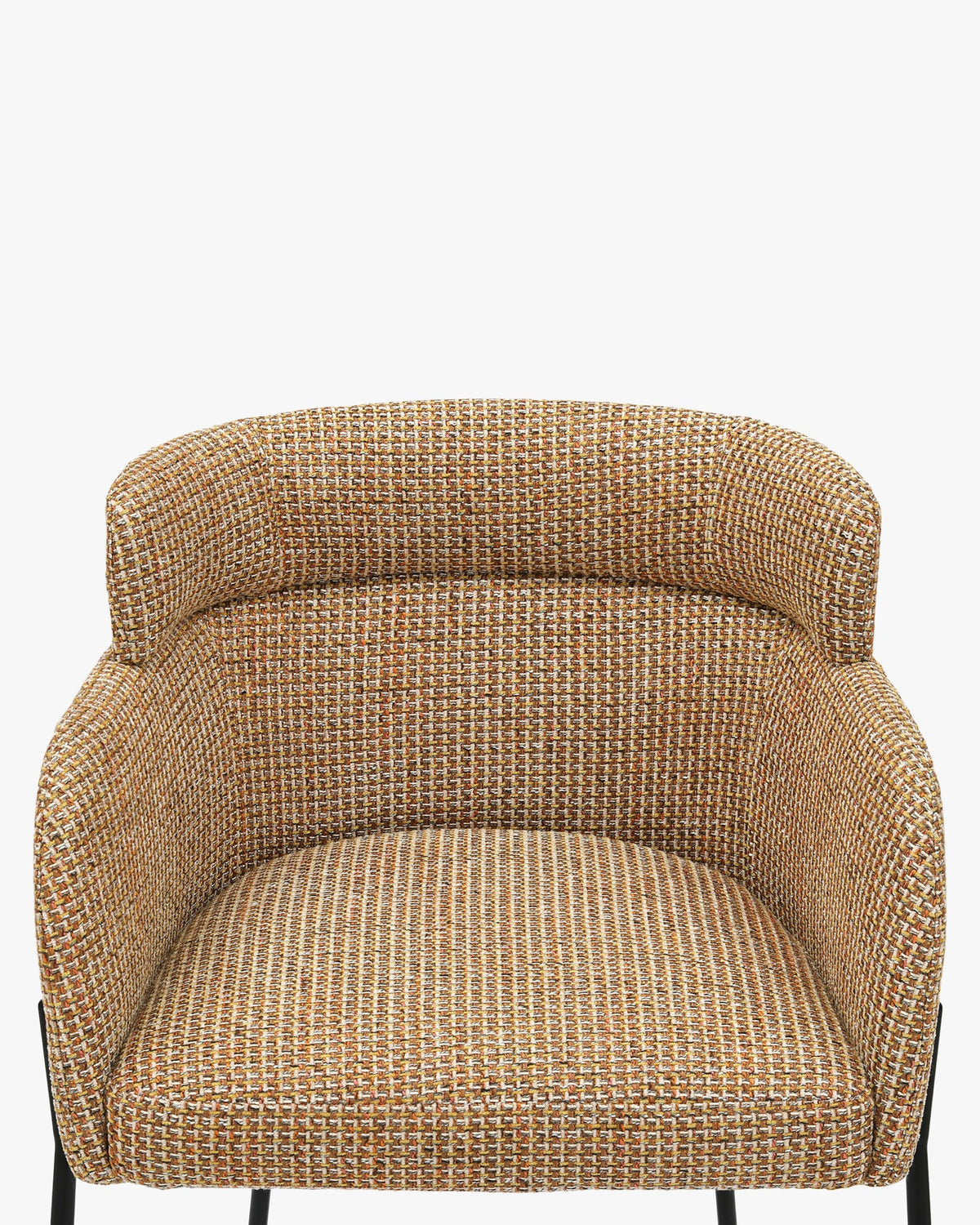 Tabouret de bar Baron - Tweed jaune Miami