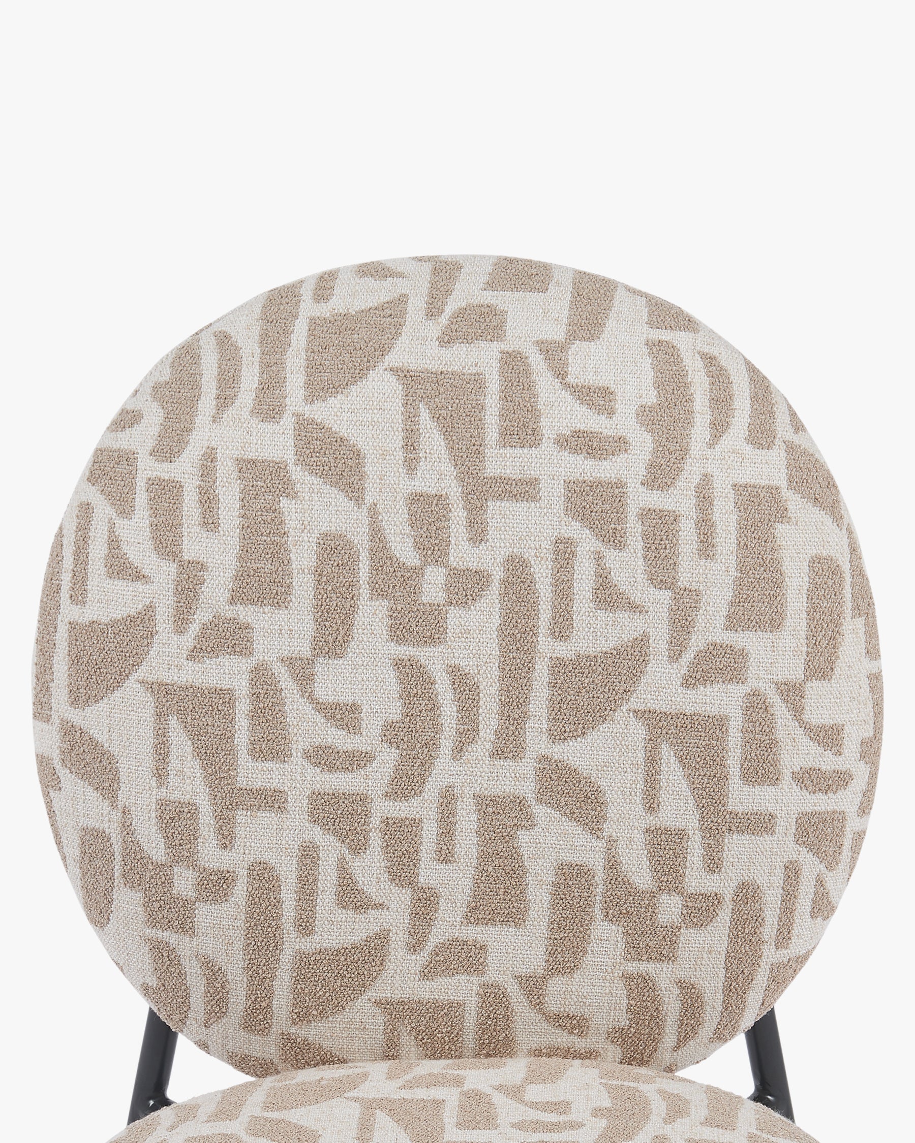 Chaise empilable Blaze - Beige géométrique