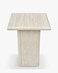 Table d'appoint Artemis - Effet Travertin