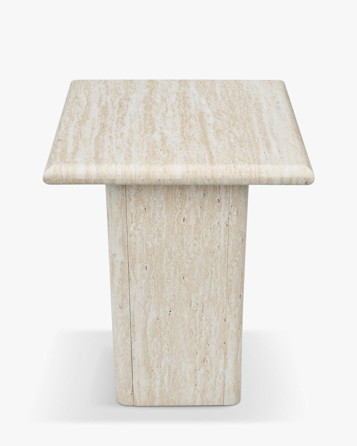 Table d'appoint Artemis - Effet Travertin