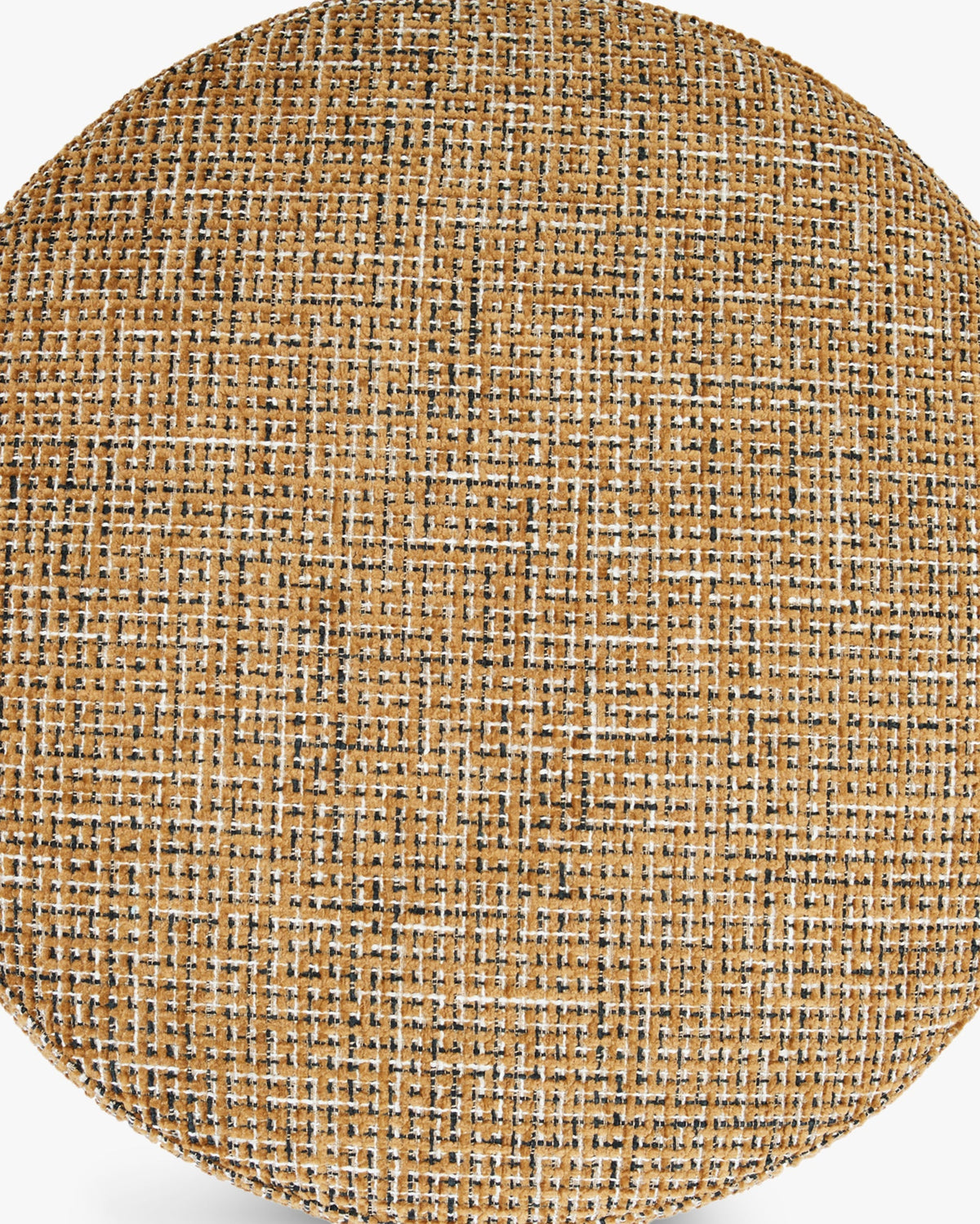 Pouf ou tabouret Corinthe - Tweed Marron