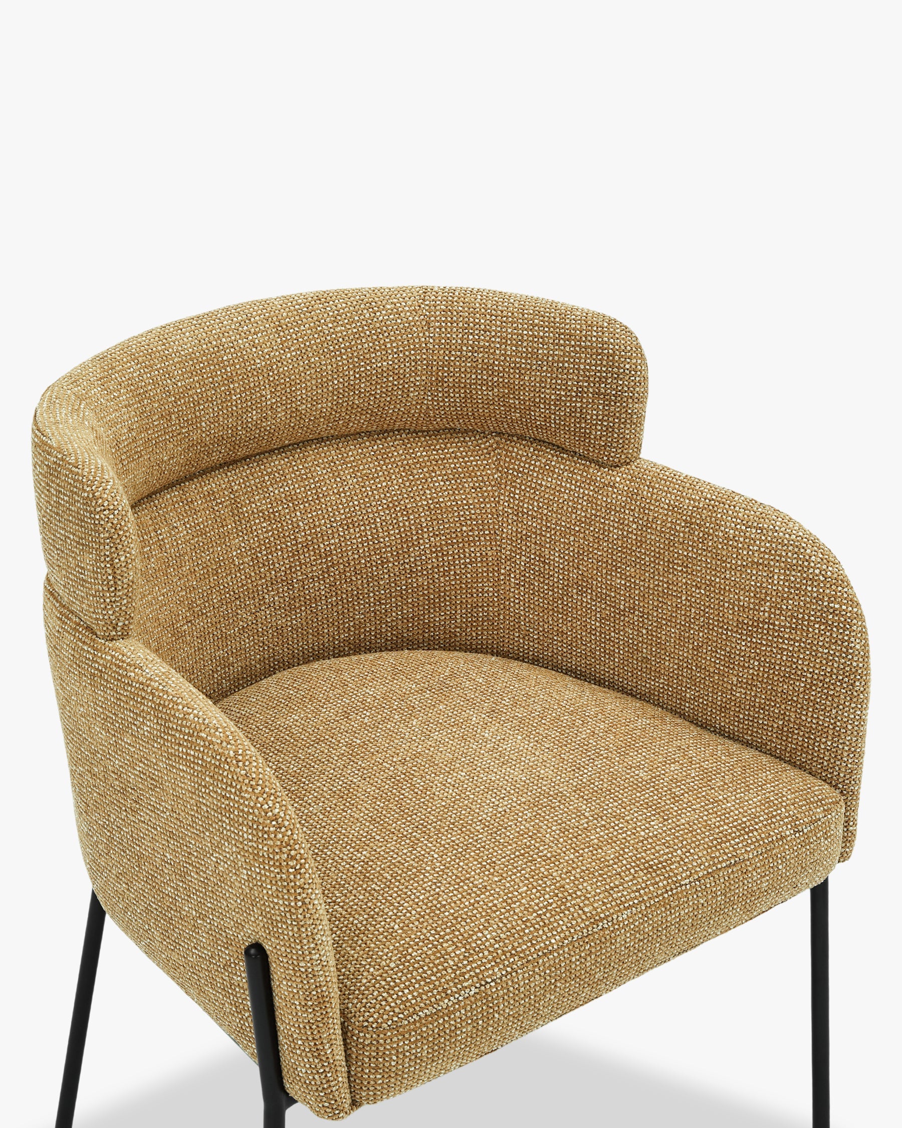 Chaise Baron en tweed - Tweed marron