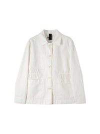 Veste à poches plaquées - White