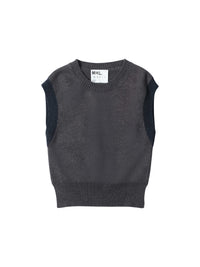 Pull sans manches en laine - Grey