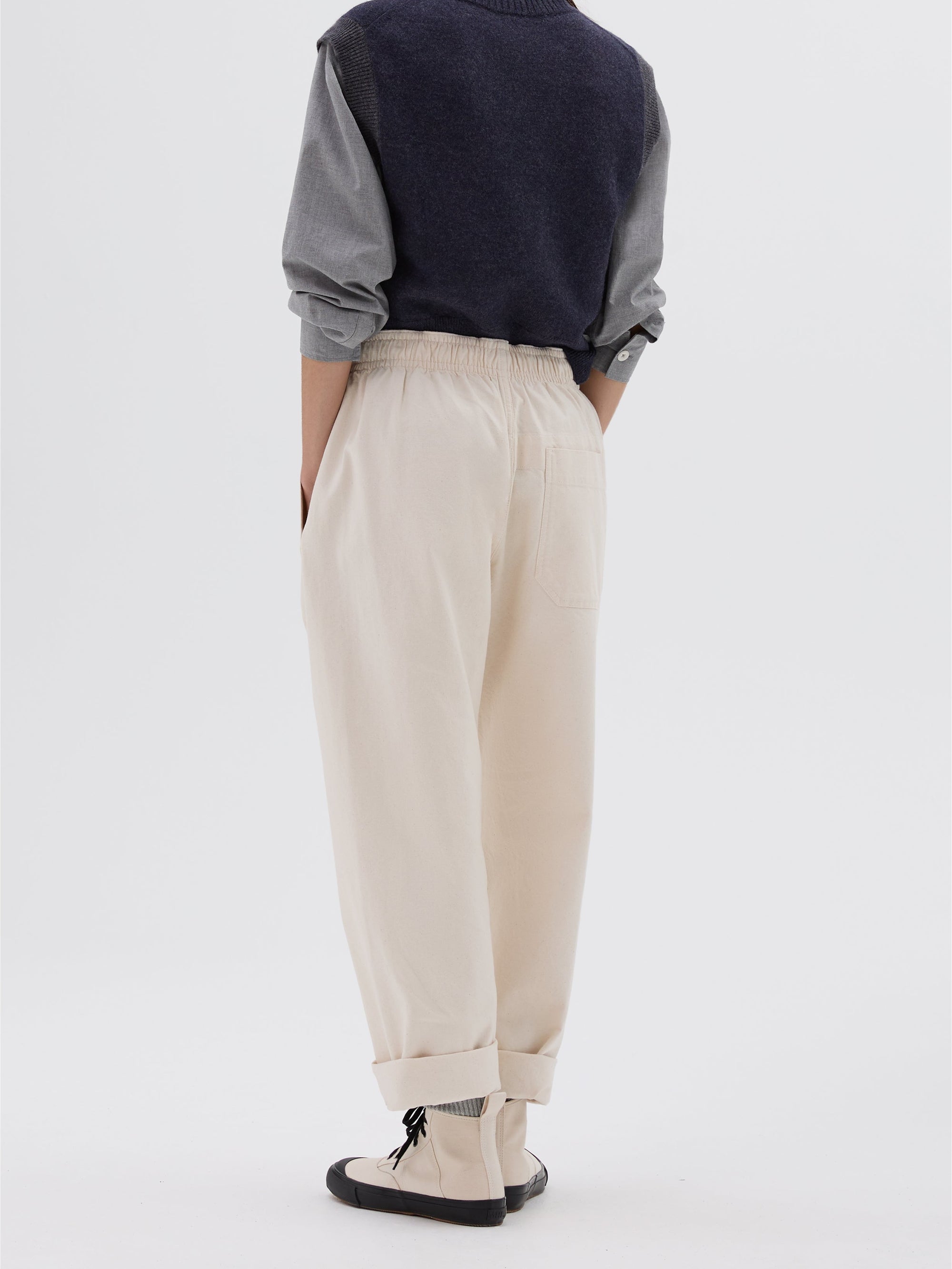 Pull sans manches en laine - Blue