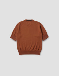 T-shirt col V à liserés contrastés - Spice