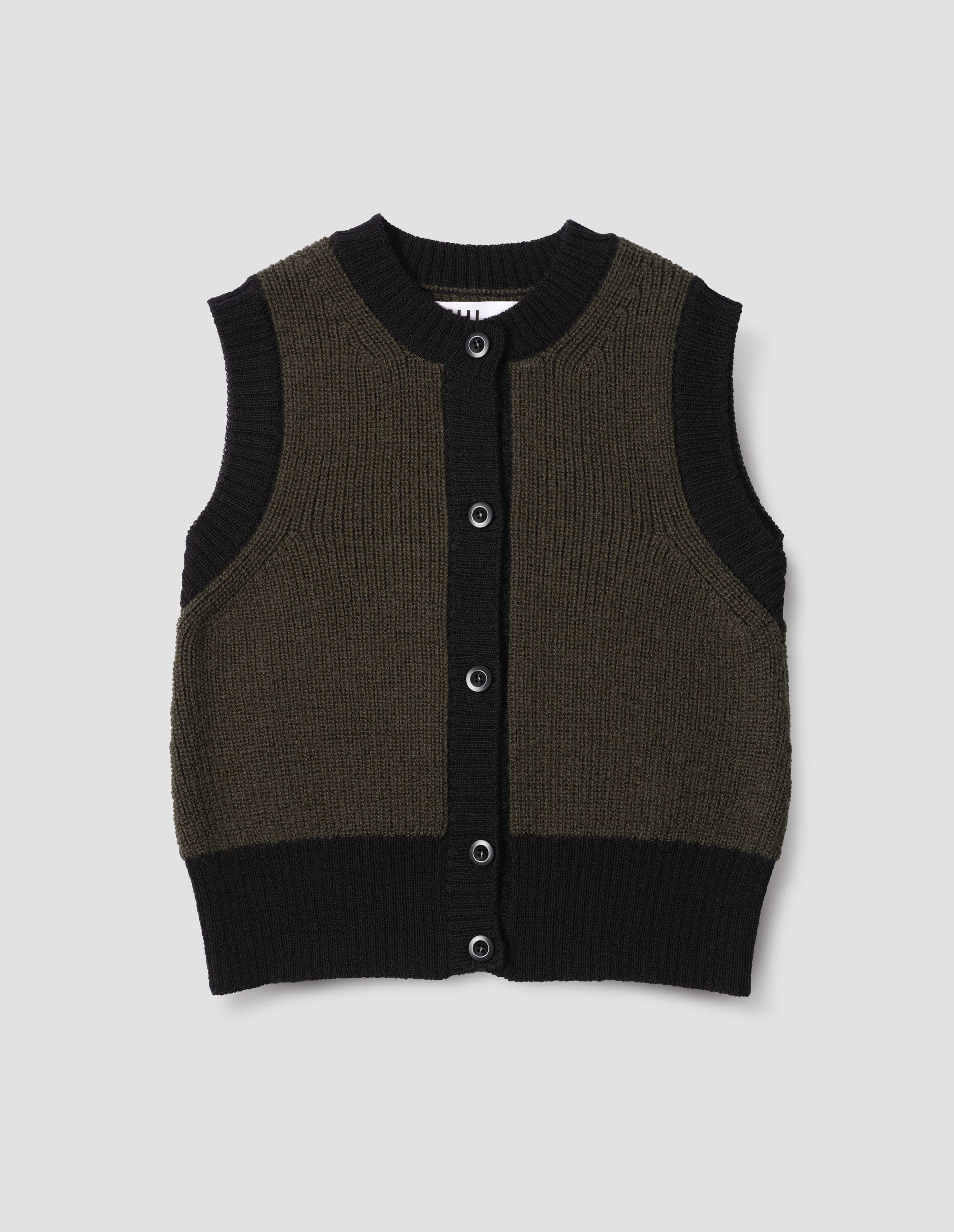 Gilet à finitions contrastées - Black & Green