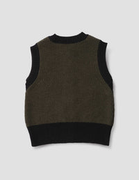 Gilet à finitions contrastées - Black & Green