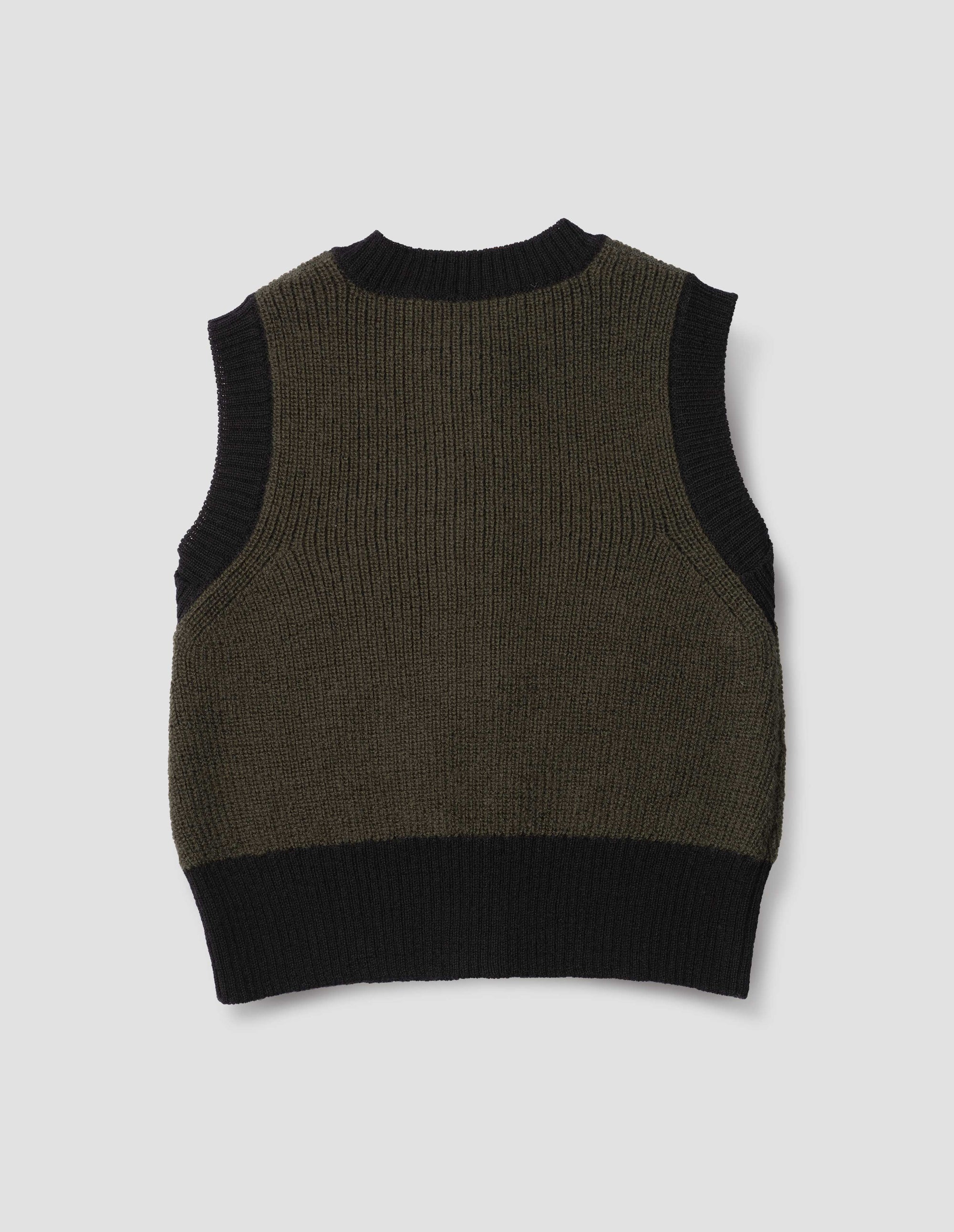 Gilet à finitions contrastées - Black & Green