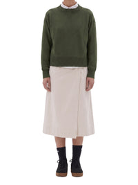 Pull droit Guernesey - Green