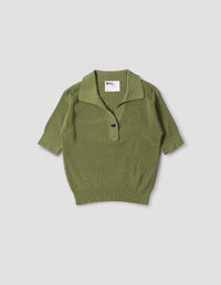 Polo à un bouton - Green