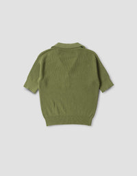 Polo à un bouton - Green