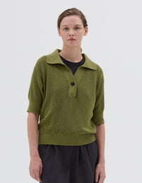 Polo à un bouton - Green