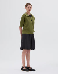 Polo à un bouton - Green