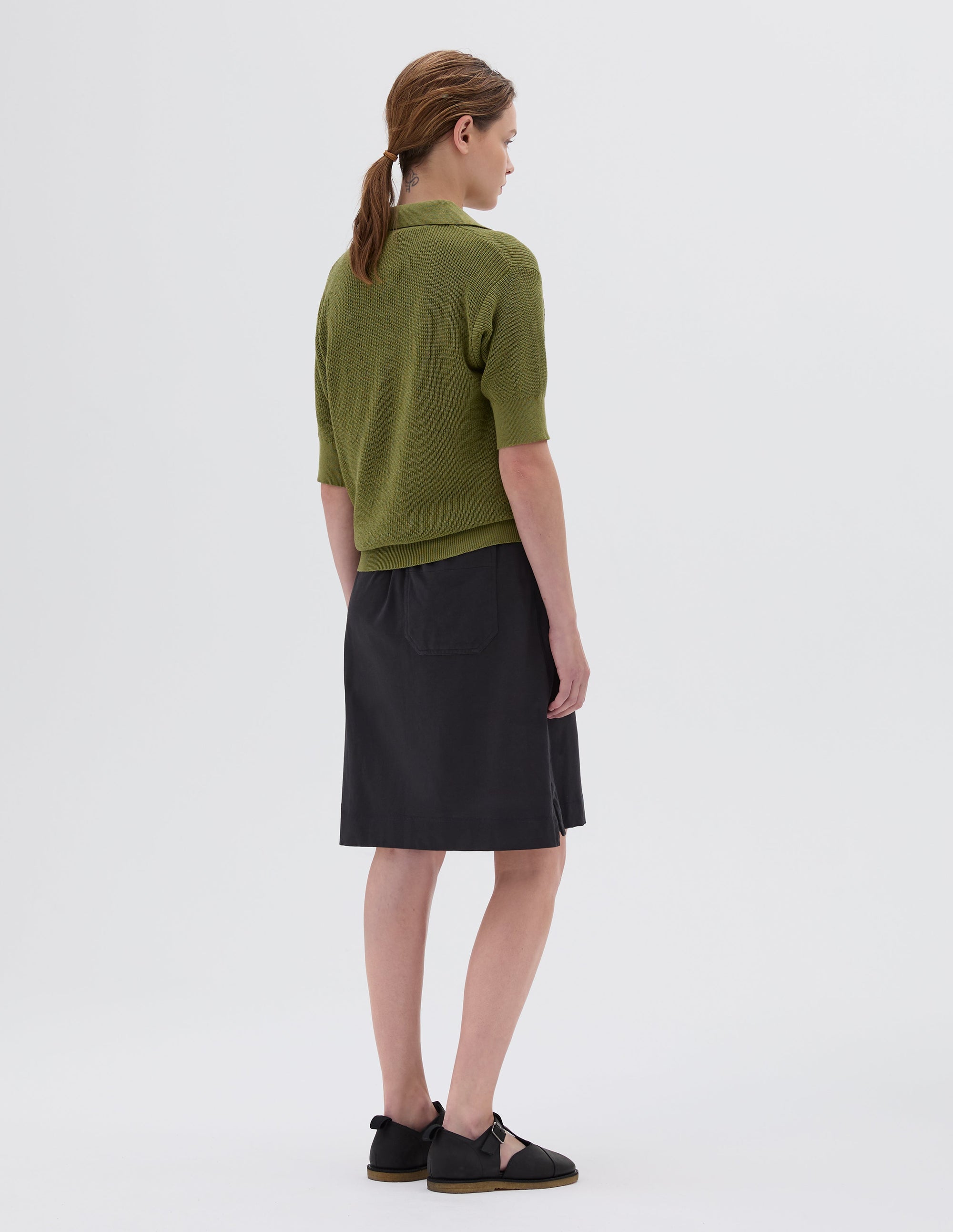 Polo à un bouton - Green