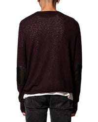 Pull Liam en cachemire - Bordeaux