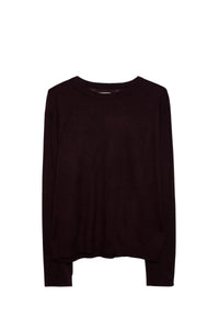 Pull Liam en cachemire - Bordeaux