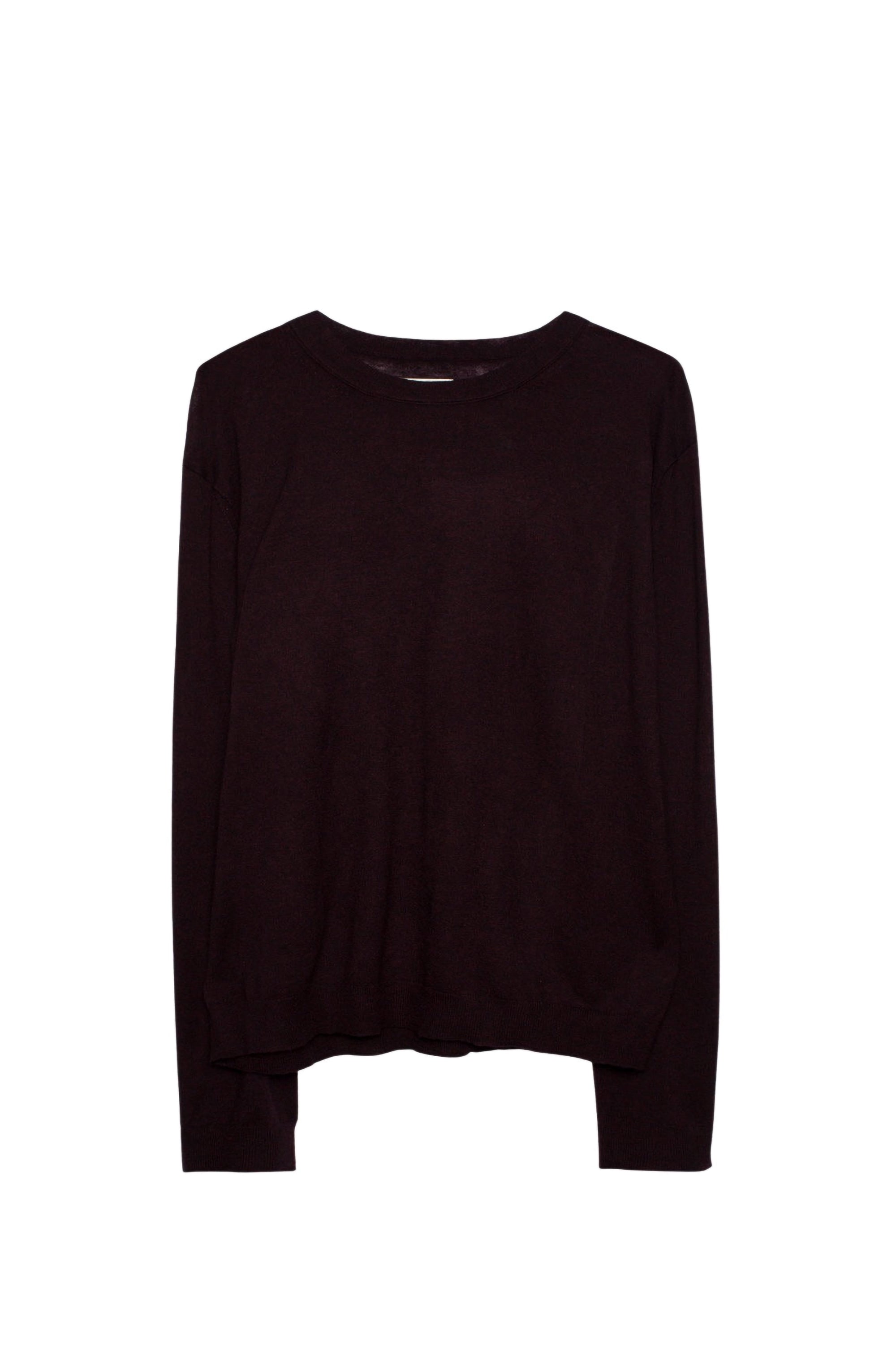 Pull Liam en cachemire - Bordeaux