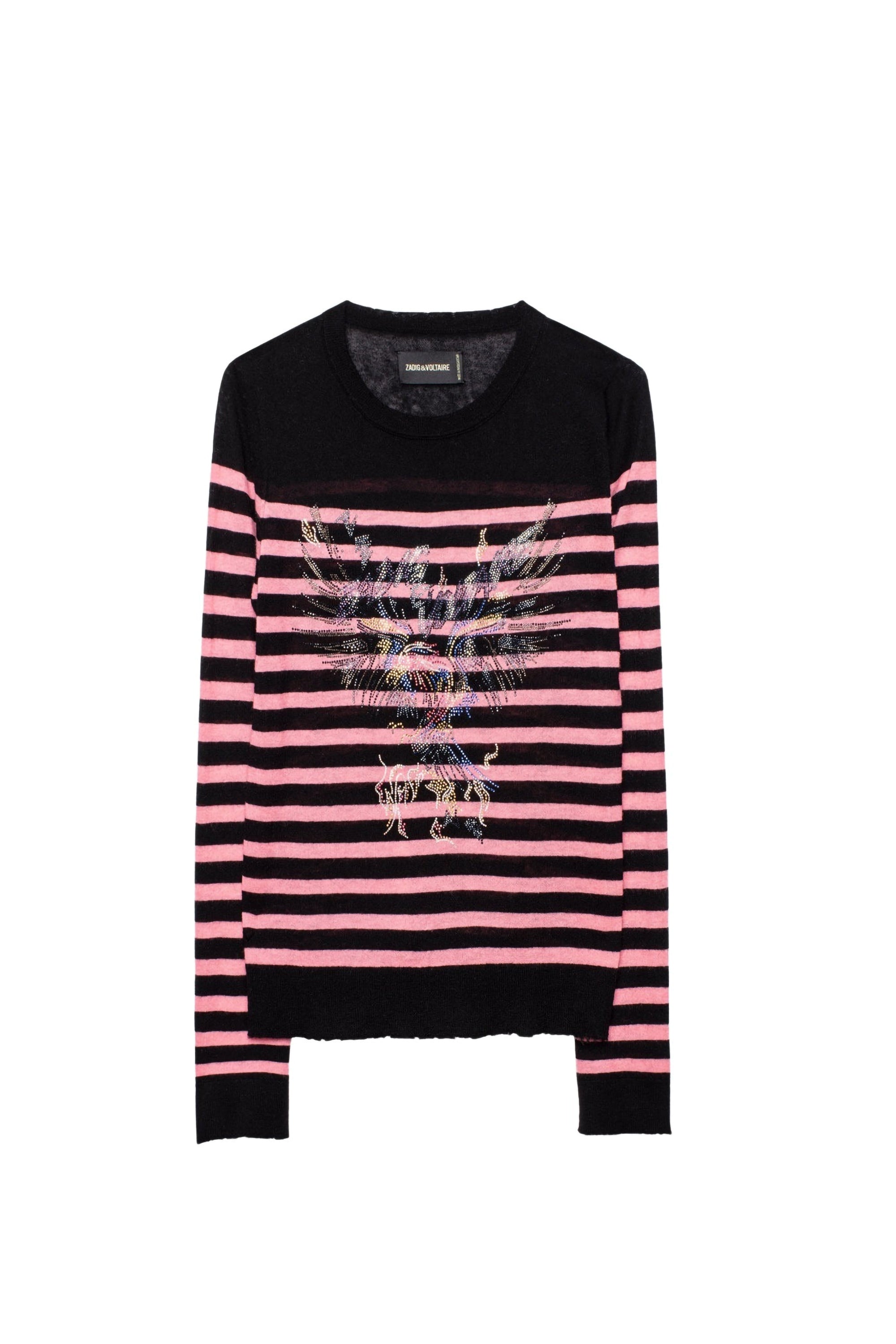 Pull Miss Eagle en cachemire - Noir