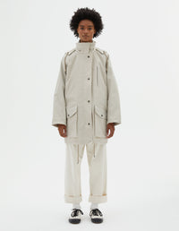 Parka à col montant - Pale Stone