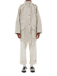 Parka à col montant - Pale Stone